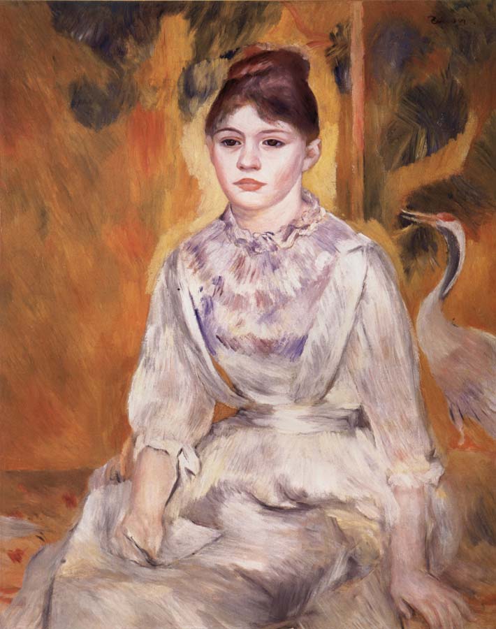 Young Girl with a Swan